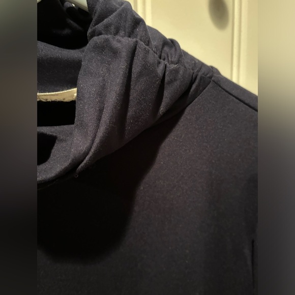 Zenana women’s size large navy blue long sleeve turtleneck - Picture 2 of 4